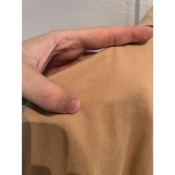 Vintage Levi’s Men’s Large Made In USA Shirt Jacket Khaki Tan - Picture 8 of 10